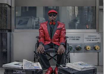 News paper Man